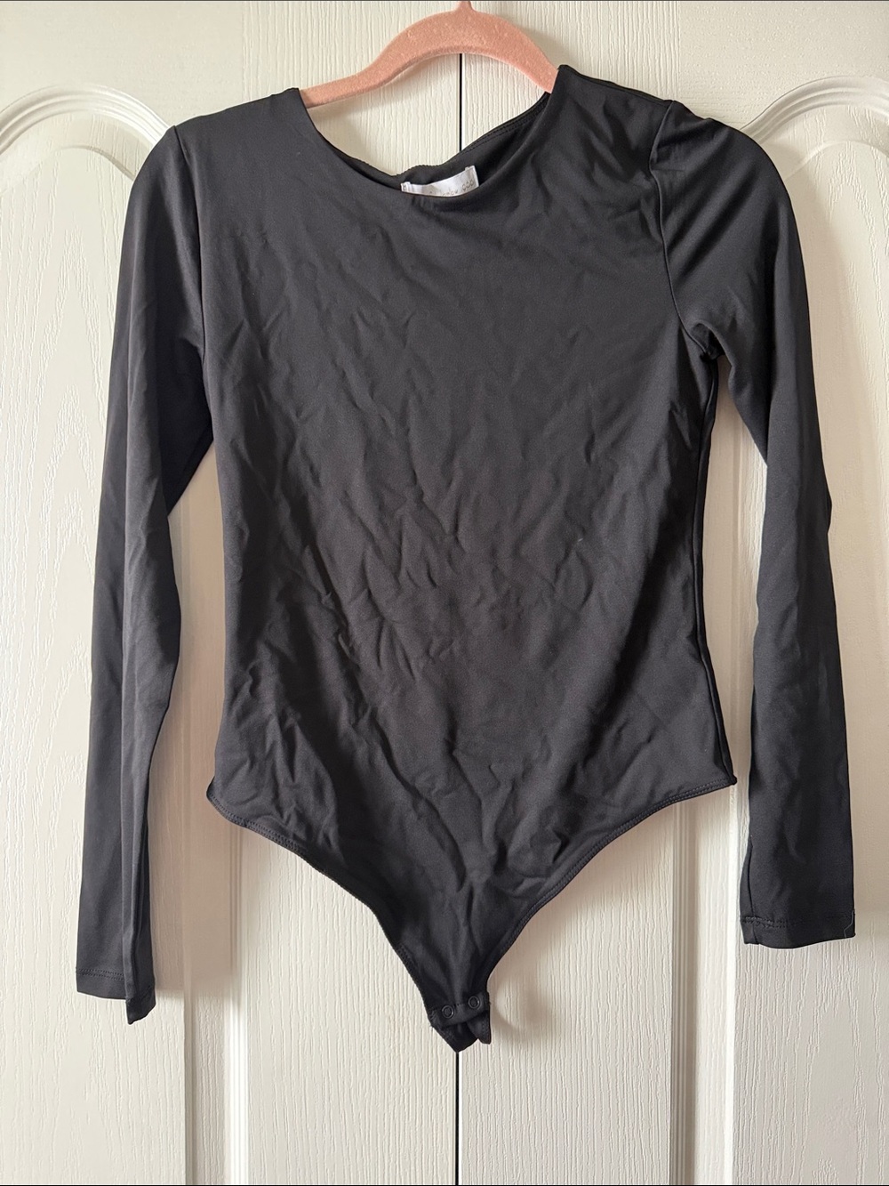 House of Harlow 1960 Black Long-Sleeve Bodysuit